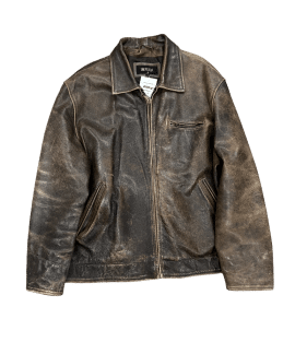 Kurtka Vintage Przecierana Brąz (3xl)